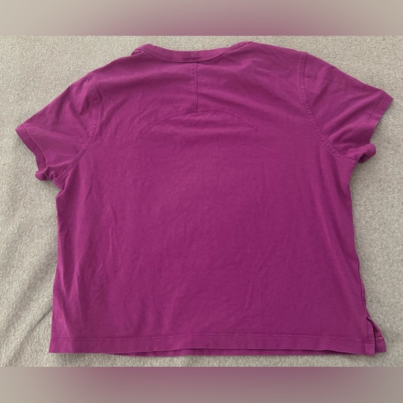 Lululemon All Yours Cropped T-Shirt Purple Size 4 - Picture 4 of 6